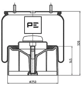 Bellow, air suspension